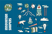Hand-drawn Future Explorers Graphics, a Transportation Illustration by charmellow (Thumbnail 1 of 4)
