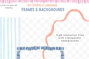 ULTIMATE Stripes & Wavy Frame Bundle, a Background Graphic by Essem Creatives (Thumbnail 9 of 9)