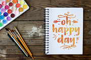 Marmalade, a hand painted font, a Handwritten Font by Rachel White Art (Thumbnail 8 of 9)