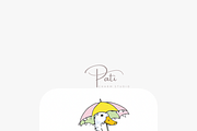 21 Silly Goose Clipart PNG, an Animal Illustration by Pati Charm Studio (Thumbnail 6 of 8)