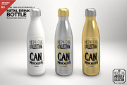 Metal Drink Bottle Mockup, a Product Mockup by INCDesign (Thumbnail 1 of 10)