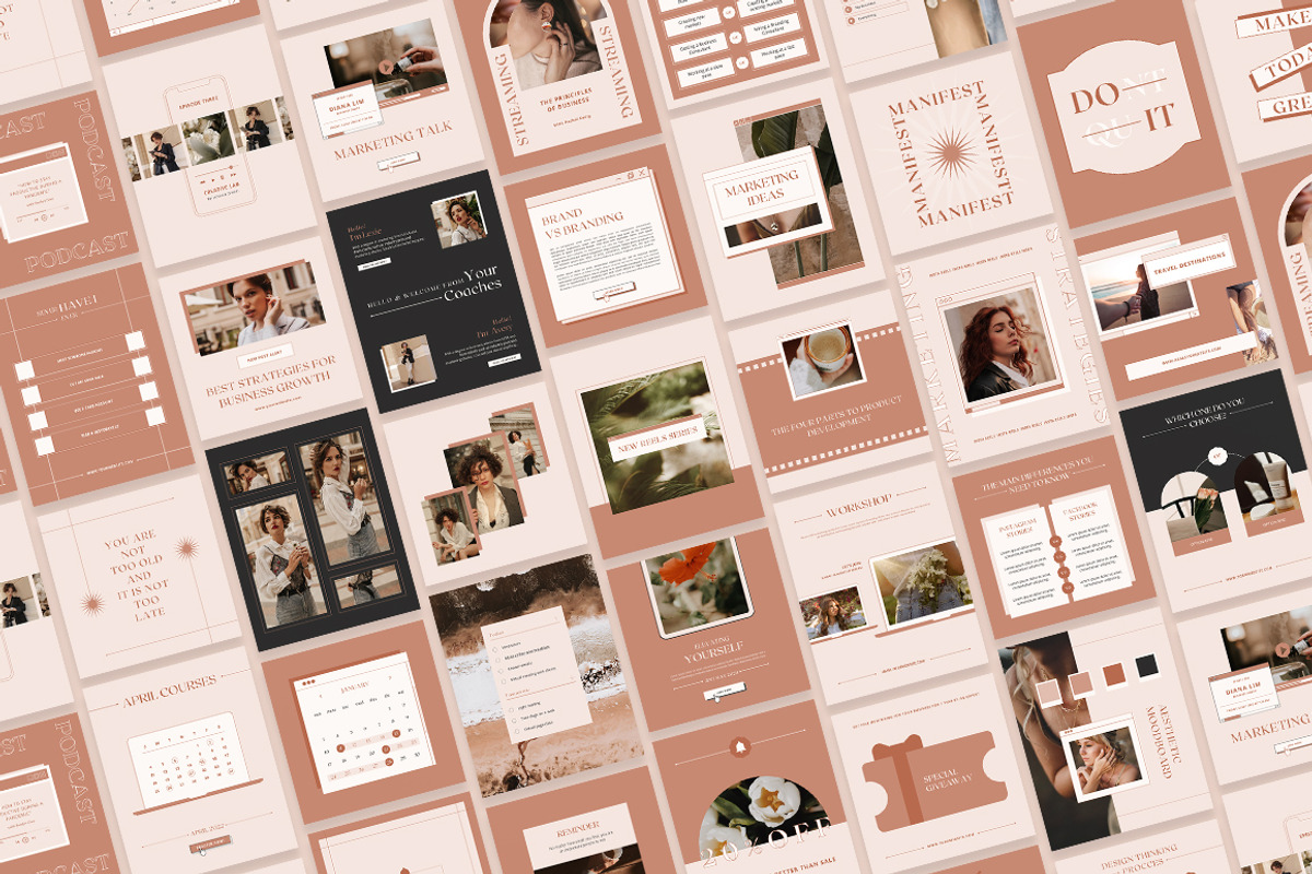 Instagram Post Templates – Canva, a Social Media Template by Eesome Design Studio (Photo 6 of 8)