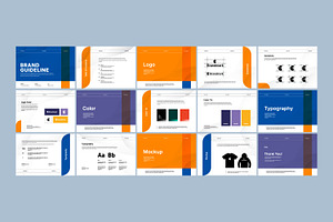 Brand identity design template