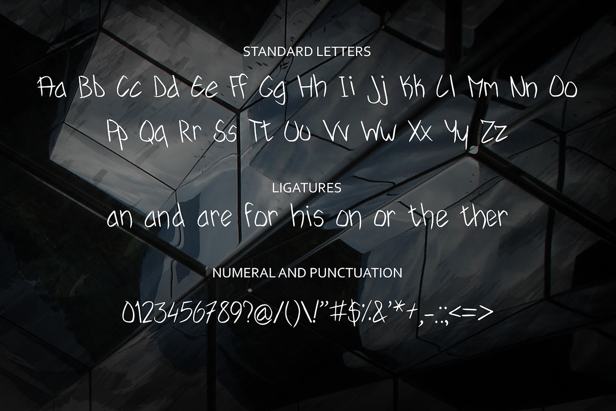 Antaling Font preview 2