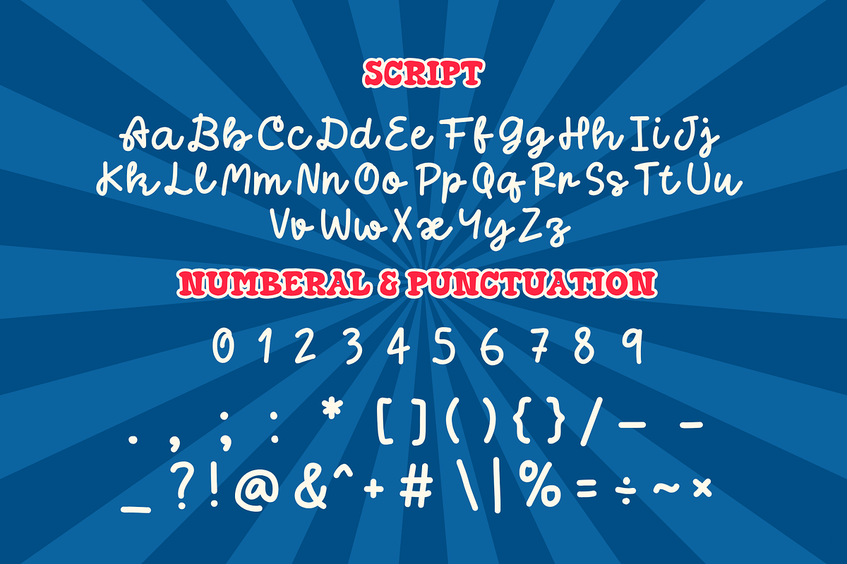 Statue of Liberty is Retro duo font, a Handwritten Font by Brown Cupple (Photo 8 of 9)