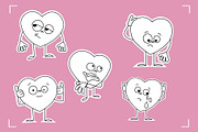 HEART STICKER PACK (22 elements), an Emoji Icon by Bonfloret Studio (Thumbnail 3 of 7)