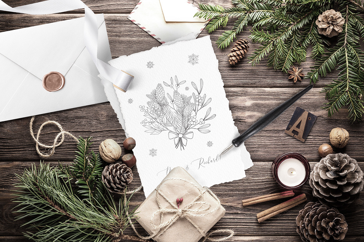 Сool CHRISTMAS Bundle., a Seasonal Illustration by Designwork (Photo 9 of 73)