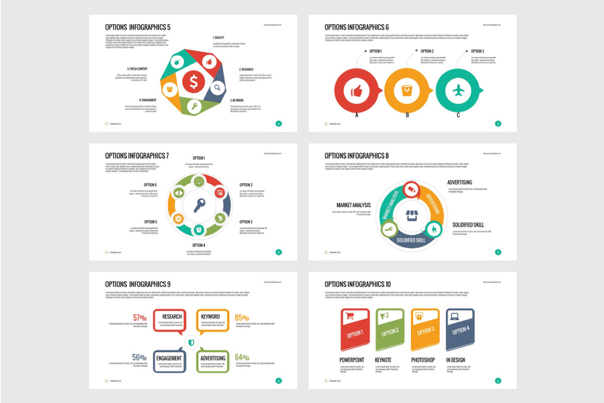 INFOGRAPHIC V2 - Keynote Template, a Presentation Template by Shafura