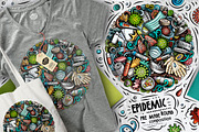 Epidemic Doodle Big Pack, a Healthcare Illustration by BALABOLKA (Thumbnail 4 of 12)