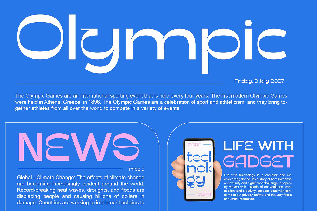 Sora Sans | Modern Fancy Sans Serif, a Sans Serif Font by StoricType (Photo 10 of 17)