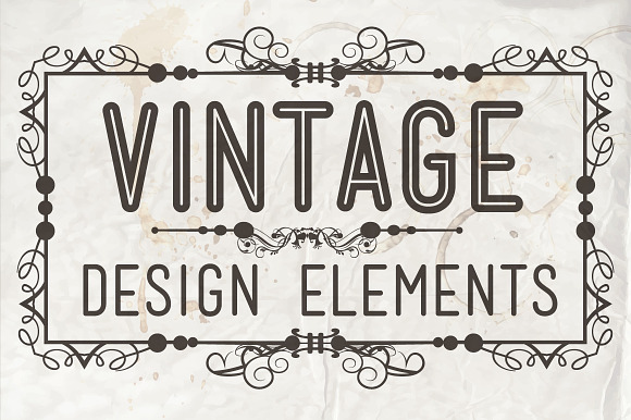 Vintage Calligraphic Design Elements preview 5