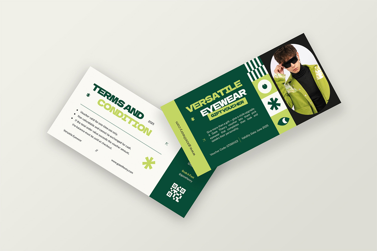 Gaze Theory - Gift Voucher, a Print Template by StreaksideStd (Photo 3 of 3)