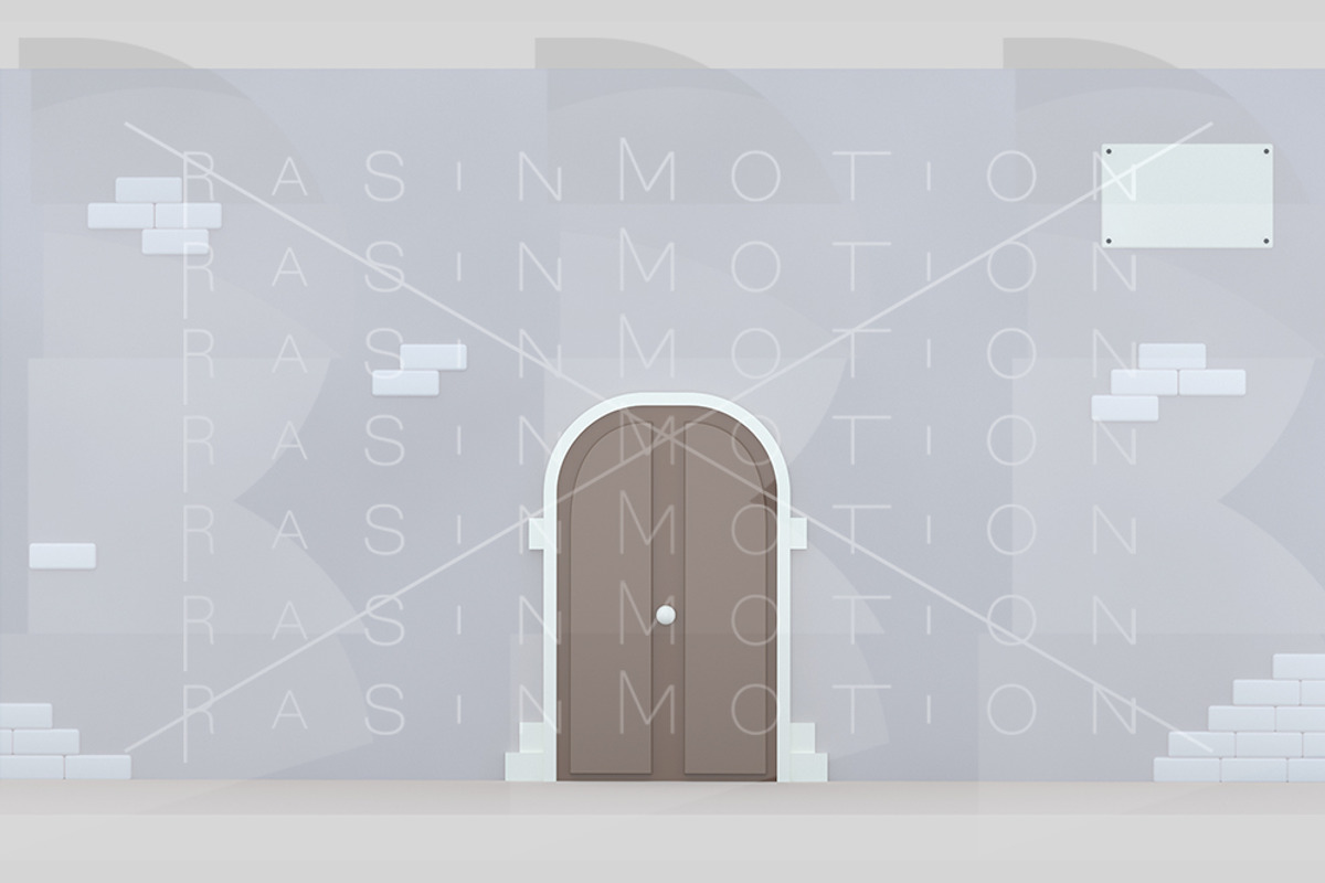Facade door, an Illustration by rasinmotion