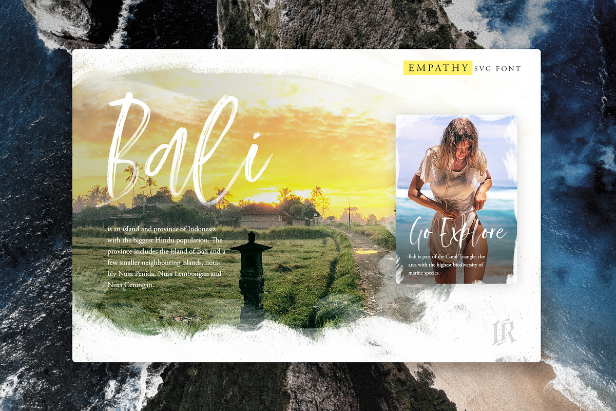 Empathy SVG Font preview 4