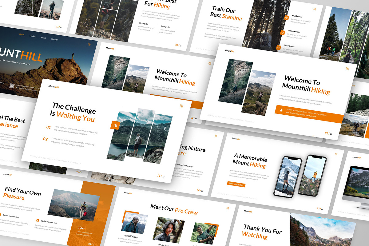 Mounthill - Hiking Keynote Template, a Presentation Template by GraphauseProject (Photo 6 of 6)
