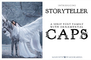 Storyteller Serif Font w Pretty Caps, a Serif Font by Storyteller Design (Thumbnail 1 of 12)