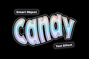 Candy Themed Text Effect, a Layer Style Add-On by ContestDesign
