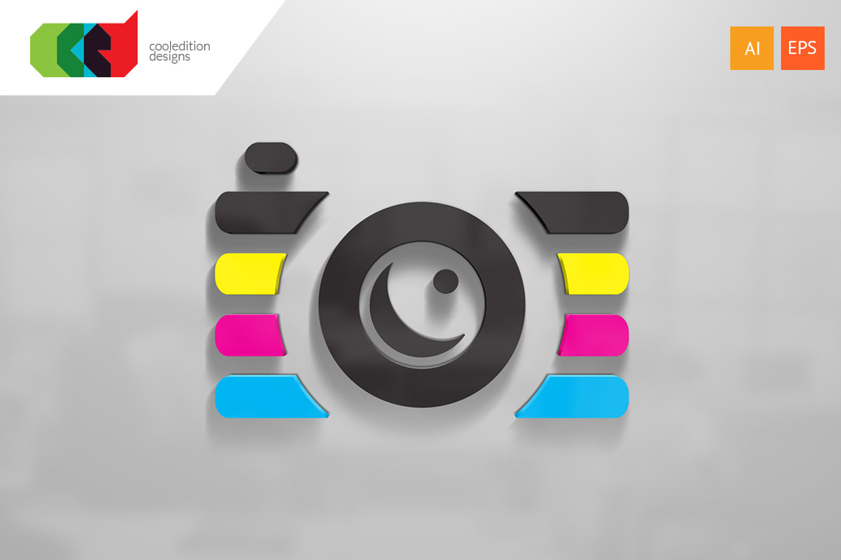 Creative Cam - Logo + Free BC, a Branding & Logo Template by Cooledition (Photo 1 of 5)