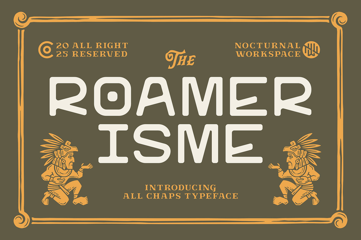The Roamer Isme Font, a Sans Serif Font by Nocturnal Workspace (Photo 1 of 6)