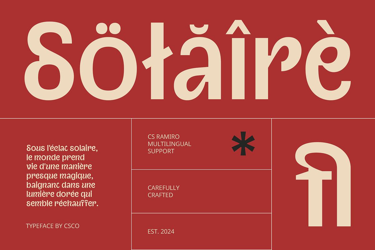 CS Ramiro – Renaissance Font, a Sans Serif Font by Craft Supply Co. (Photo 4 of 8)