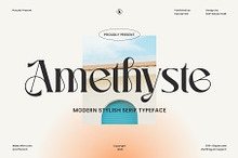 Amethyste Modern Stylish Serif Font