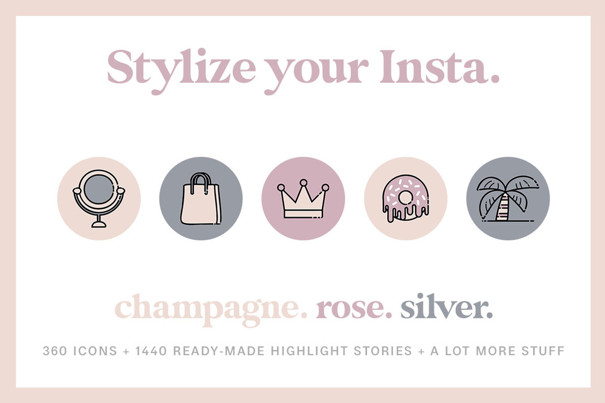 Cute Instagram Highlight Icon Bundle, an Icon by Pulpixel Design (Photo 12 of 24)