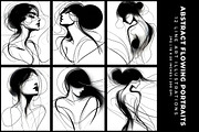 Abstract Flowing Portraits, a Decorative Illustration by Digital Art Creations (Thumbnail 3 of 6)