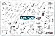 Hand-drawn Cooking and Food Icons, a Decorative Illustration by Margo Miller (Thumbnail 41 of 48)