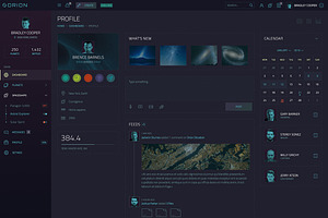 ORION Sci-Fi Dashboard