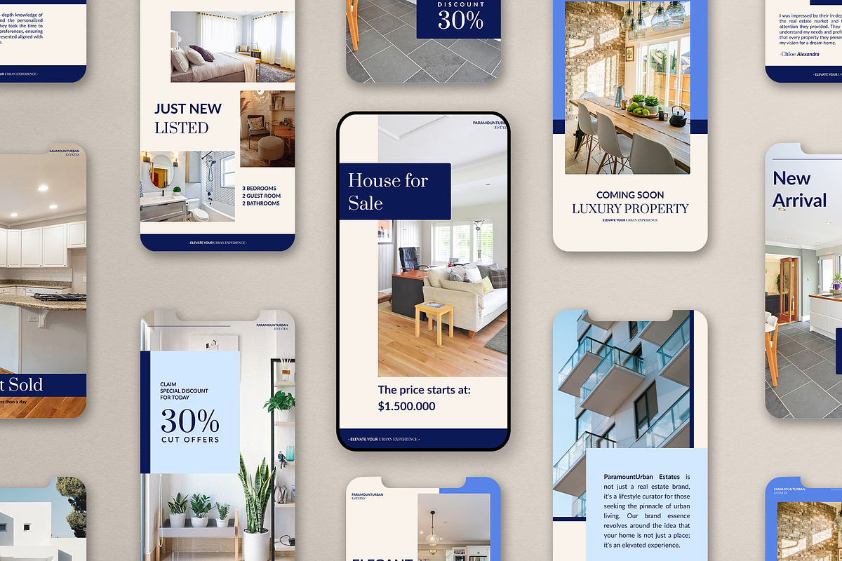 Real Estate Social Media Kit, a Social Media Template by prajapixels (Photo 3 of 6)