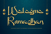 Welcome Ramadhan, a Serif Font by Letterara (Thumbnail 1 of 13)