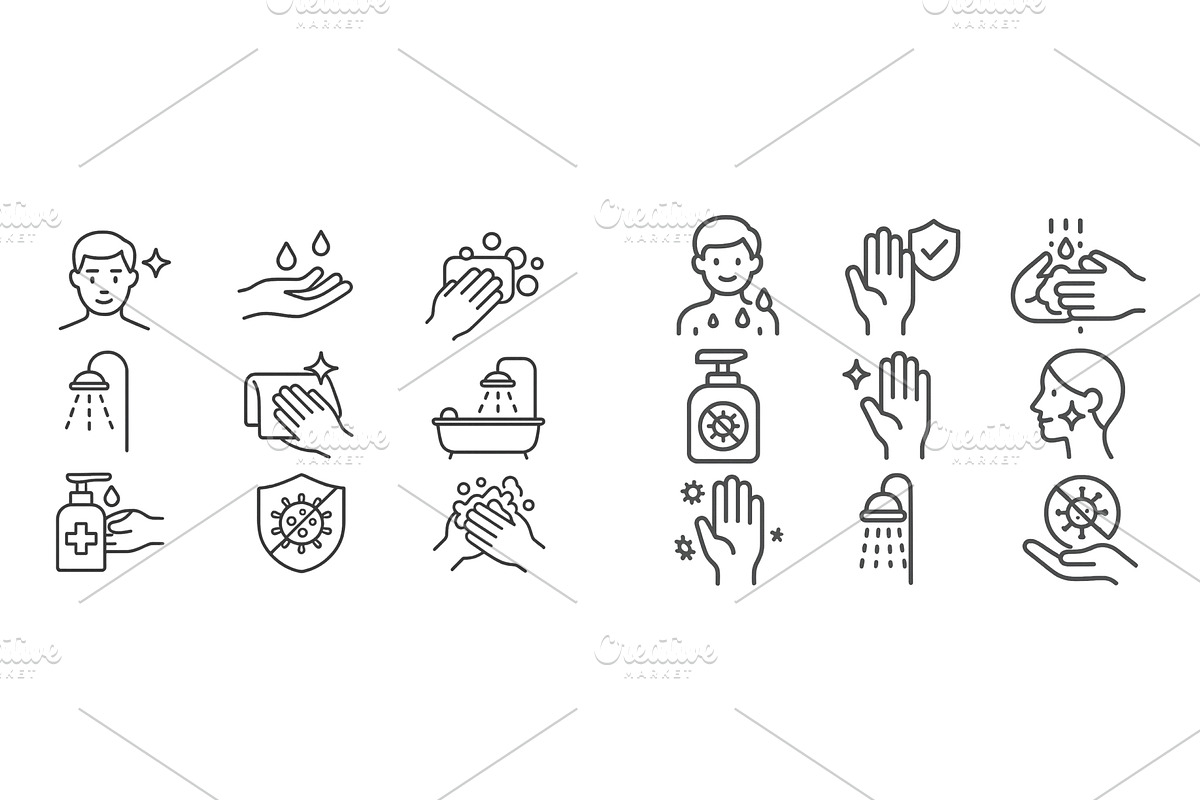Illustration of hygiene practices, an Illustration by ZinetroN