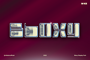 Bloxy Display Typeface, a Font by MIKE™ (Thumbnail 1 of 3)