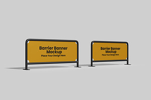 Barrier Banner Mockup