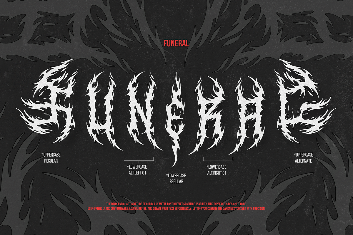 Vornath | Black Metal Font, a Blackletter Font by Denustudios (Photo 9 of 12)