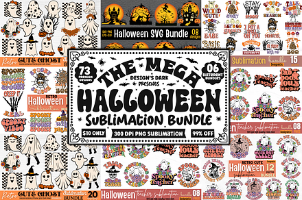 Mega Halloween Sublimation Bundle