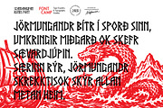 Scandinaufan Runes Font, a Serif Font by Fontcamp Type Foundry (Thumbnail 8 of 16)