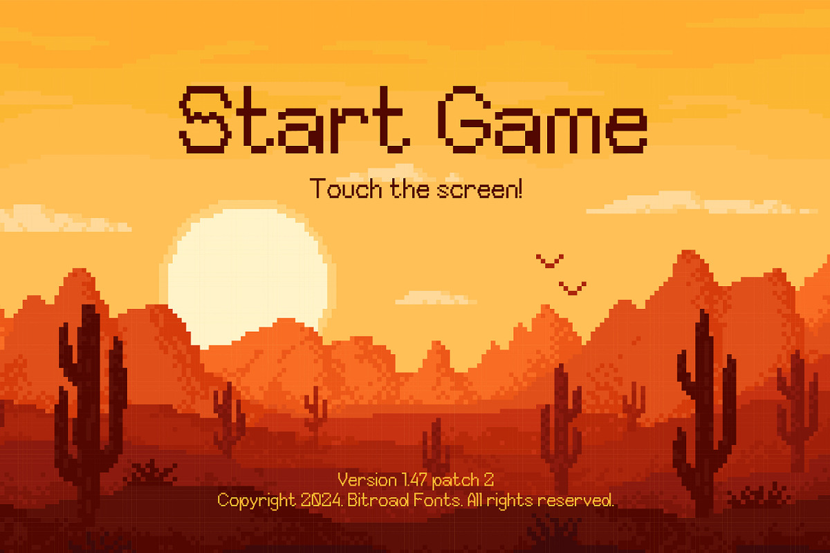 Bitroad – Retro Y2K Pixel Font, a Sans Serif Font by Lettertype Studio (Photo 11 of 15)