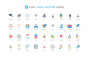 Lawyers court judgment legal icons, an Object Illustration by Lemberg Vector
