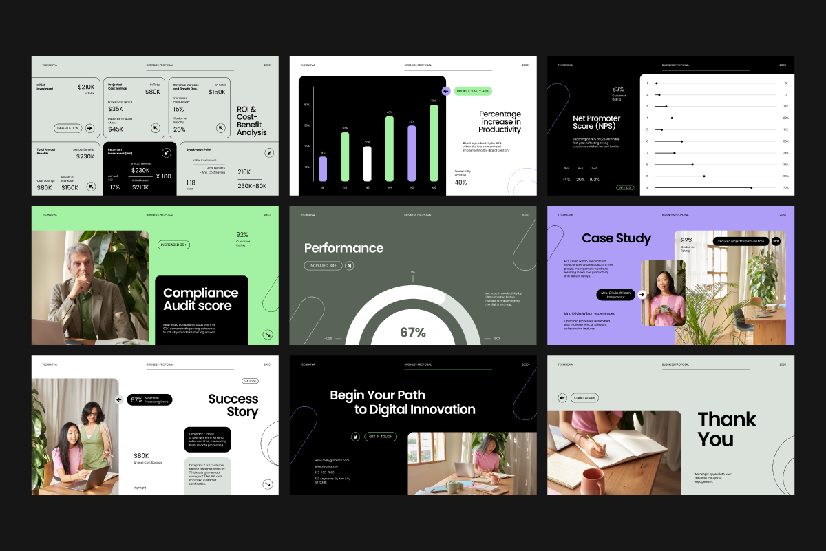 Digital Business - Google slides, a Presentation Template by Dirtytemp Studio (Photo 10 of 10)