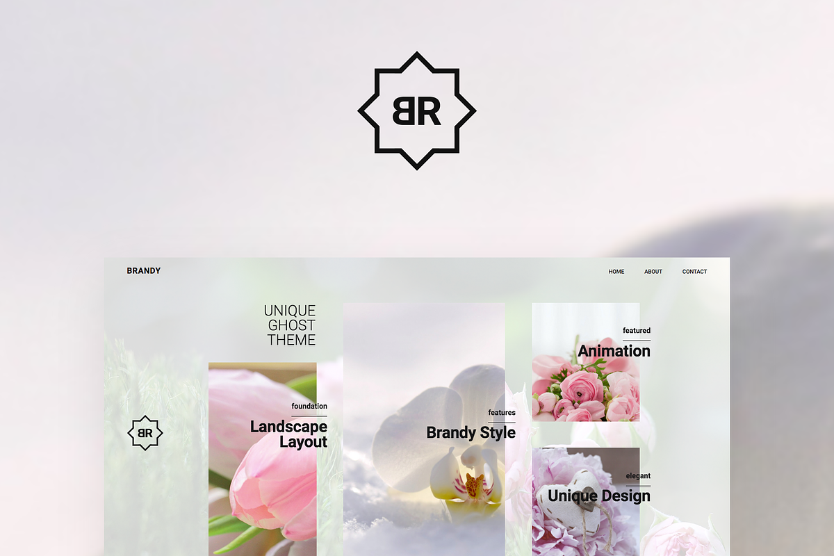 Brandy Unique Ghost Theme, a Websites & App Template by emagweb (Photo 2 of 2)