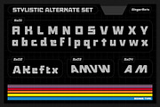Ginger Bots - 80’s VHS Typeface, a Sans Serif Font by Roams Type (Thumbnail 5 of 10)