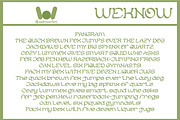 Folk Music font, a Font by weknow (Thumbnail 6 of 8)