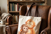 2-in-1 Punch Baby Monkey Clipart, an Animal Illustration by InkyQueenArt (Thumbnail 2 of 8)