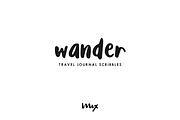 Wander — A Handwritten Font, a Sans Serif Font by Mix Fonts (Thumbnail 1 of 2)