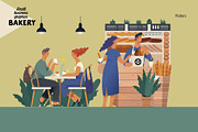 Bakery, Small business (vector), a Templates & Theme by Grivina's shop (Thumbnail 7 of 19)