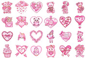 Cute-valentine Love Valentine Clipar, an Illustration by designcity5 (Thumbnail 2 of 5)