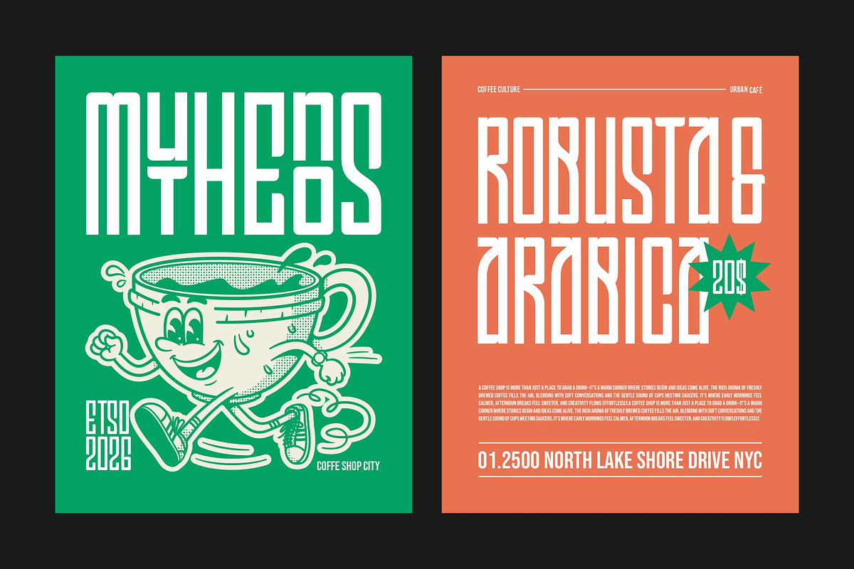 Aminoke || Modern Condensed Dosplay, a Sans Serif Font by Ermedia Studio (Photo 7 of 10)