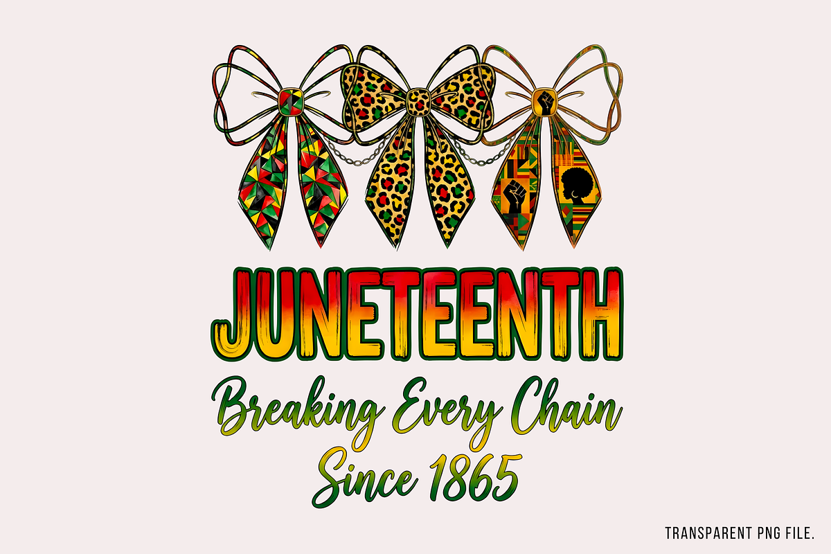 Juneteenth 1865, Black History Png, an Object Illustration by Clipart Bloom (Photo 1 of 3)