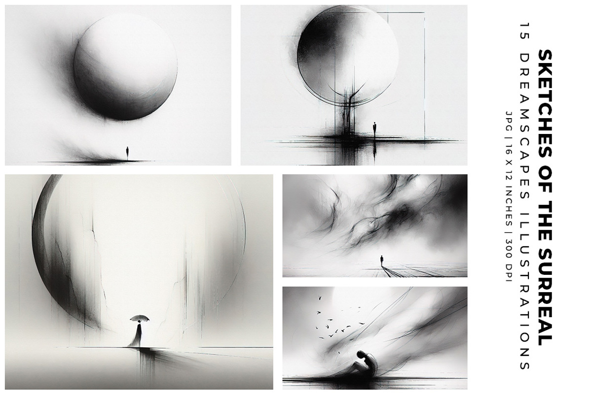 Sketches of the Surreal, a Decorative Illustration by Digital Art Creations (Photo 3 of 7)